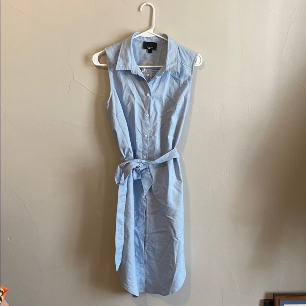 Sleeveless Denim Dress